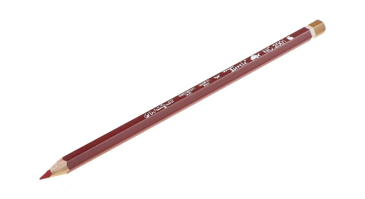 مداد قرمز پارس مداد مدل لاک پشت (بسته 6 عددی)