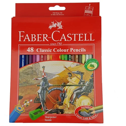مداد رنگی 48 رنگ فابرکاستل مدل Classic