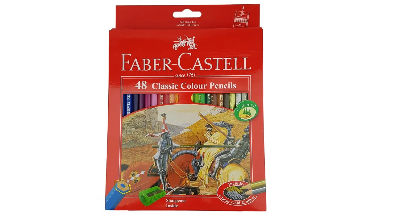 مداد رنگی 48 رنگ فابرکاستل مدل Classic
