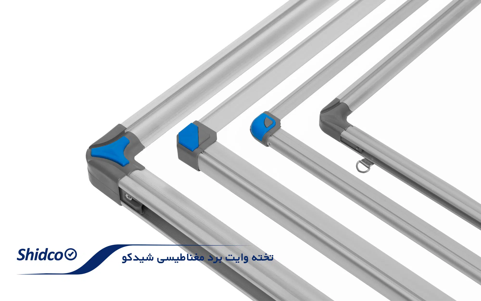 تخته وایت برد مغناطیسی شیدکو مدل آلفا ابعاد 90*60