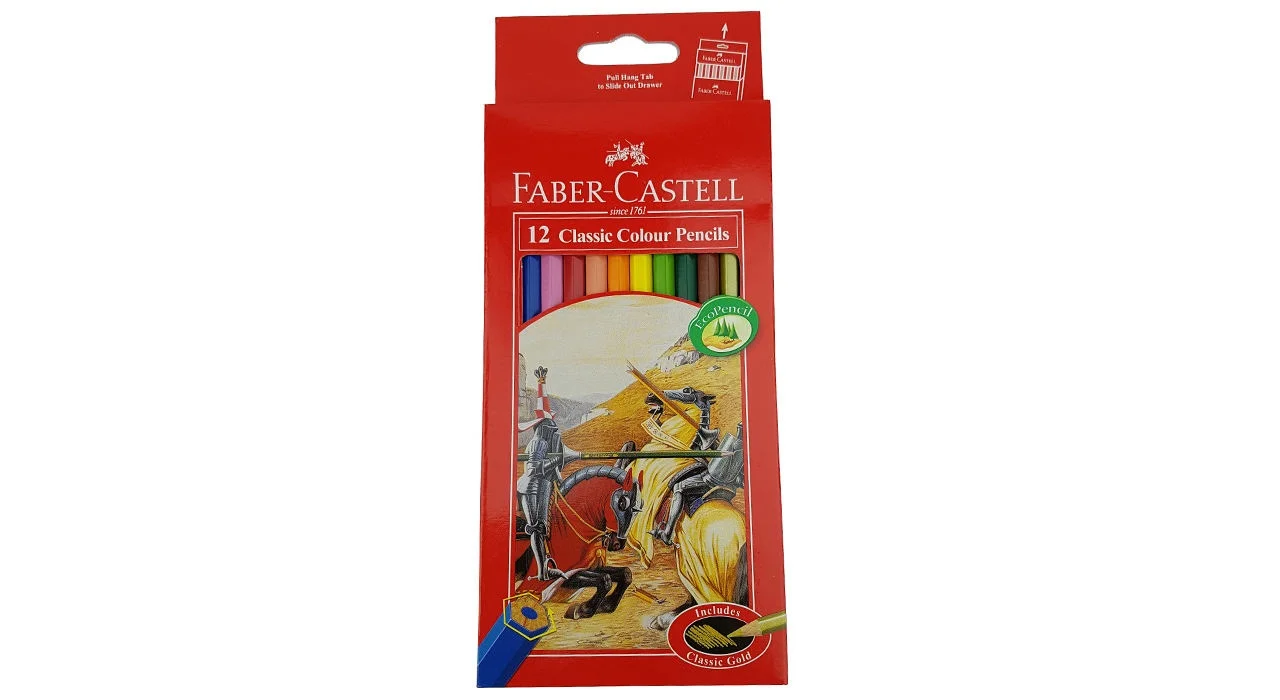 مداد رنگی 12 رنگ فابرکاستل مدل Classic